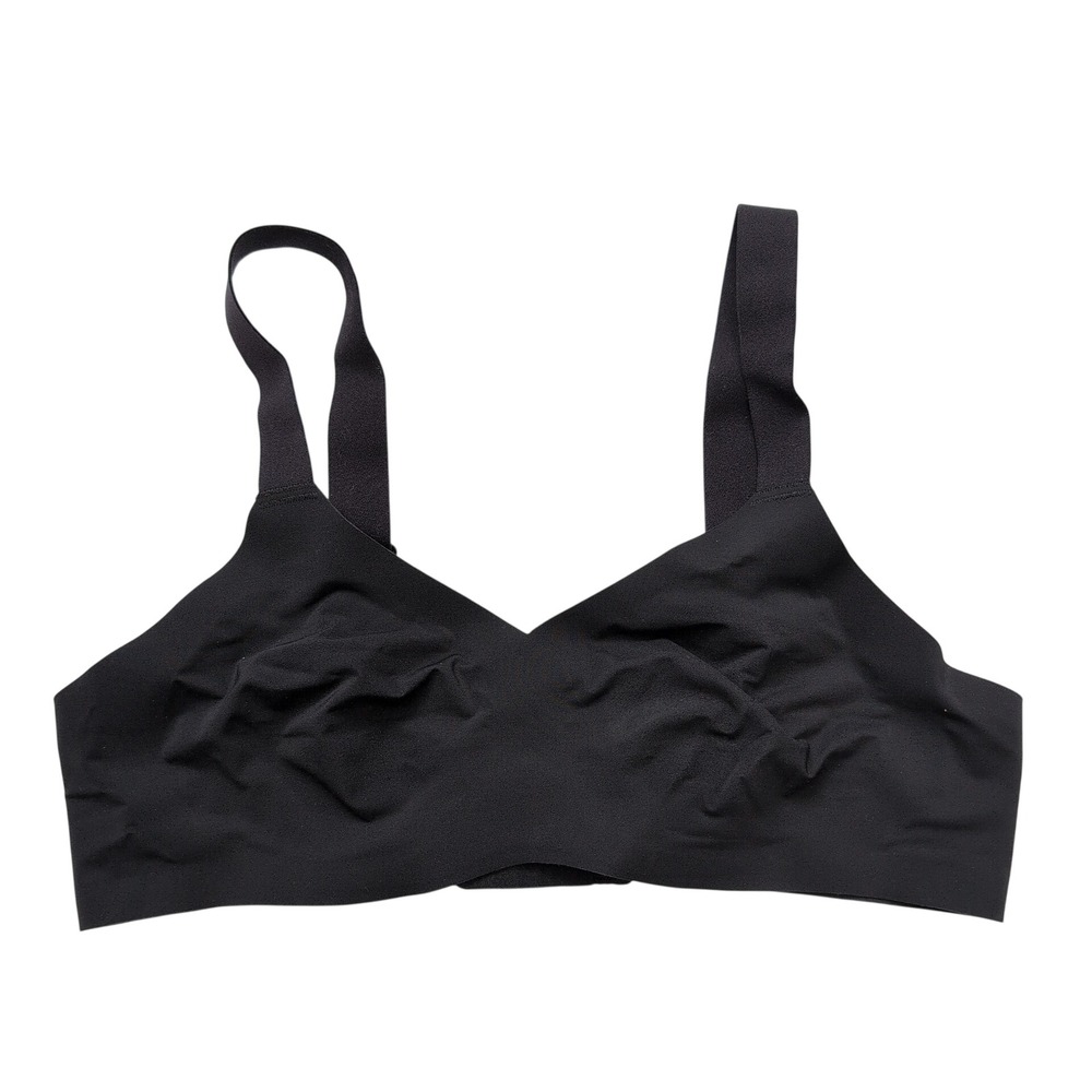 Knix 2 Size 34A 32B Black Wirefree Seamless Comfort‎ Bra Full Coverage Support